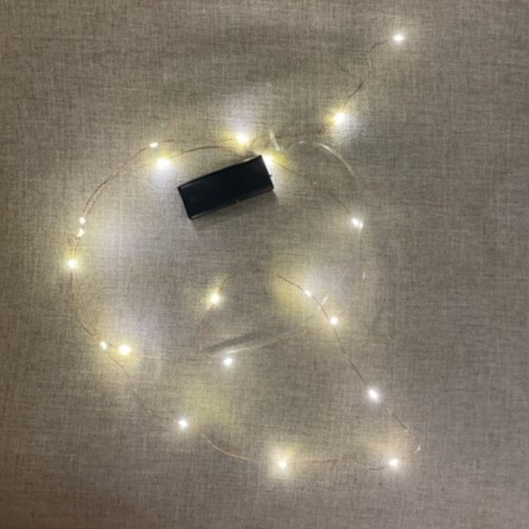 Warm Copper Wire LED String Lights - Picture 1 of 4